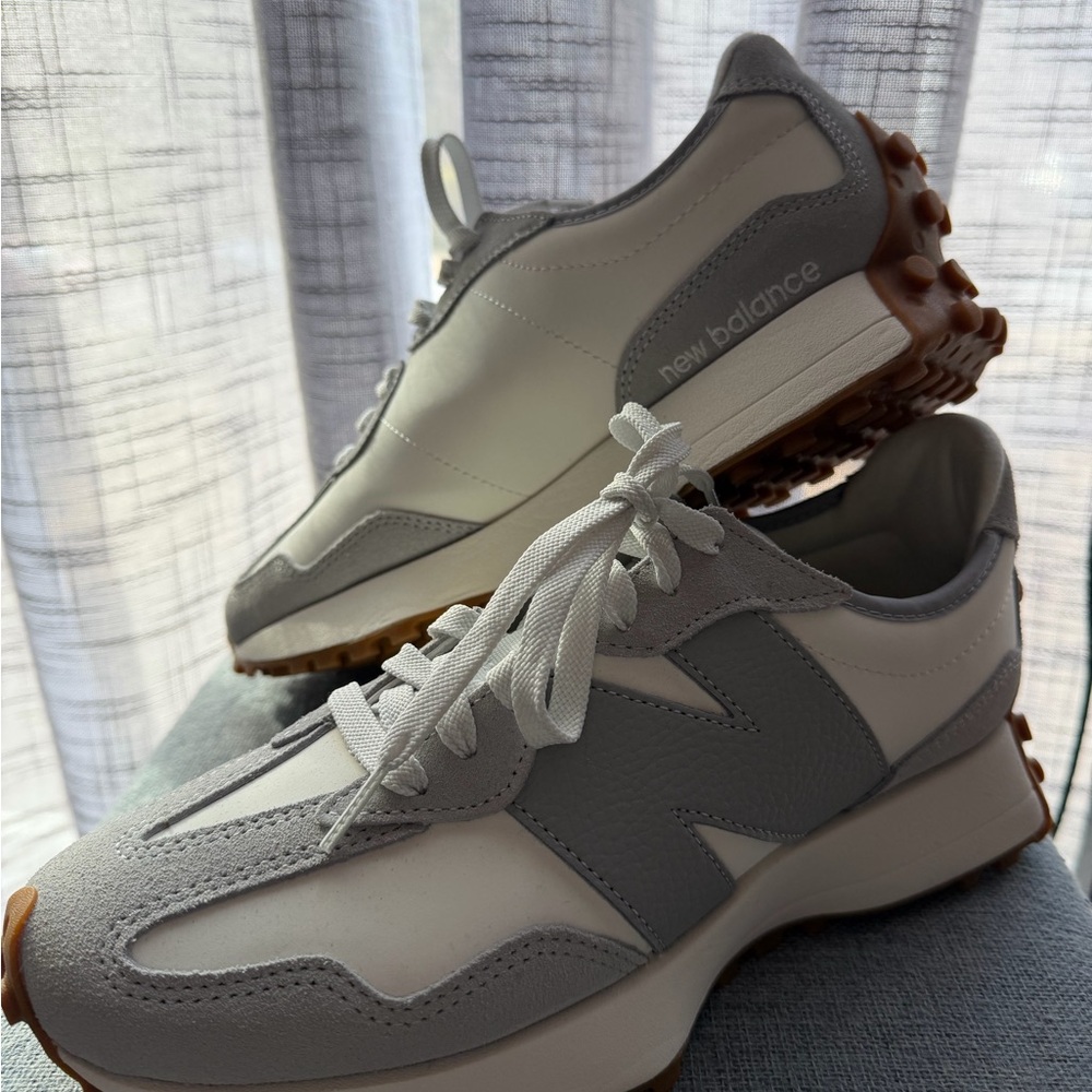 New Balance White and Gray Women's Sneakers